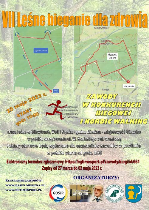 VII Leśne bieganie dla zdrowia - 20 maja 2023